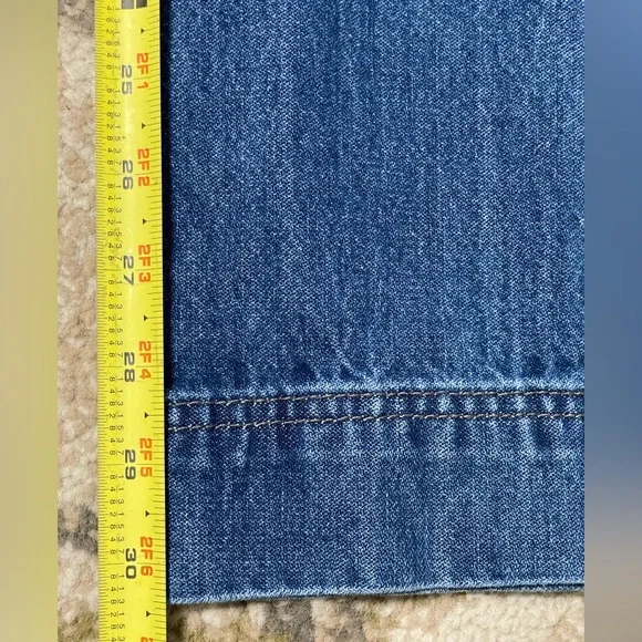 Universal Thread High Rise Wide Leg Medium Wash Jeans 100% Cotton (Size: 6R) - Picture 14 of 16